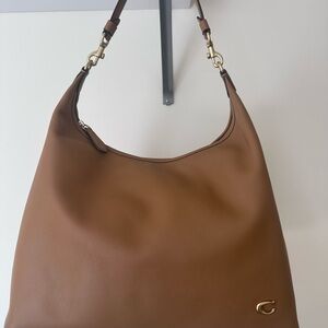 Coach Juliet 38 Honey brown Leather Hobo Bag